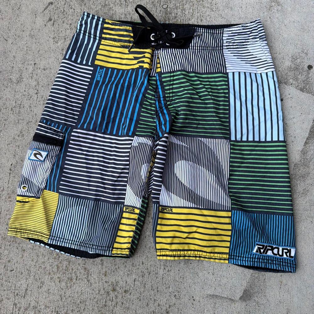 Vintage rip curl multicoloured board shorts
